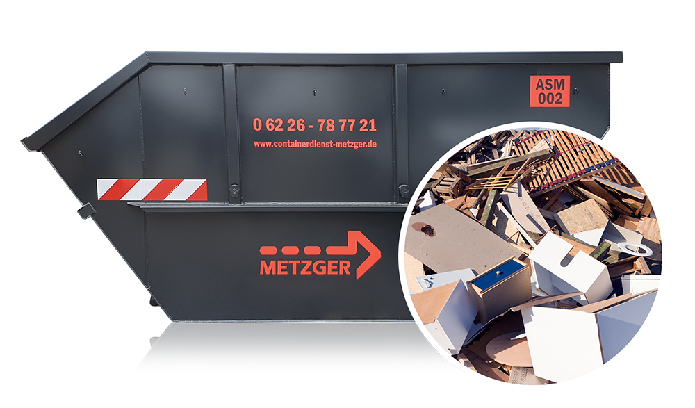 Bild Container Holzabfall
