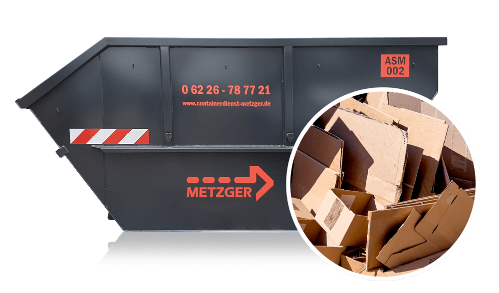 Bild Container Papier und Karton