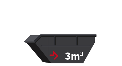 Abfallcontainer 3m³
